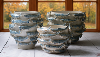 Sculptural Shoal of Fish Ceramic Vase – Three Sizes