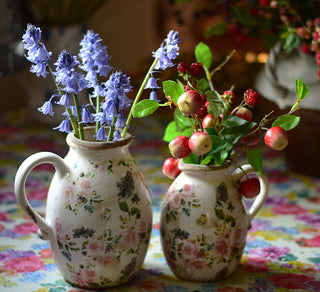 Vintage-Inspired Rounded Pitcher Jugs