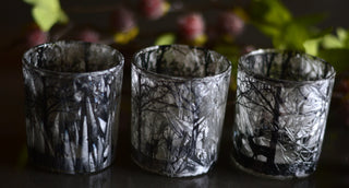 Animated Frosted Forest Scene