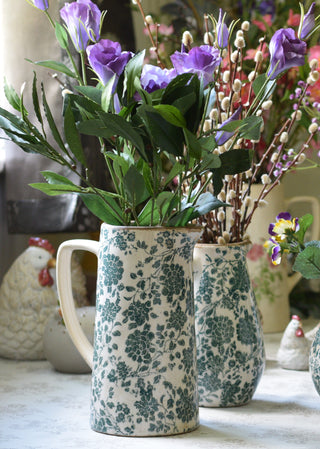 Vintage-Style Pitcher Vases