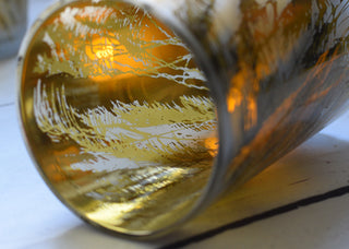 Golden Countryside Glow Candle Holder
