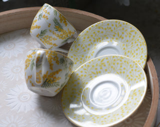 Golden Mimosa Coffee Set – 110ml (Set of 2)