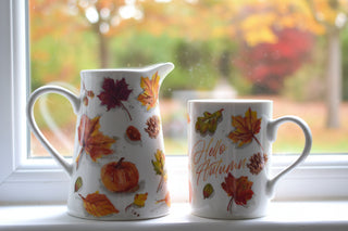 Hello Autumn Ceramic Jug and Mug Set