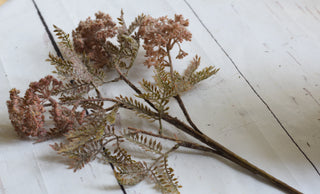 Artificial Autumn Foliage Arrangement with Maple Leaves & Burdock