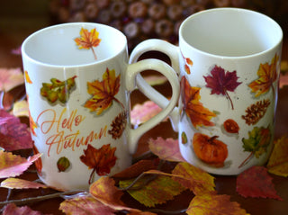 Autumn Leaves Ceramic Set