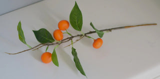 Artificial fruits branches: apples,oranges,lemons