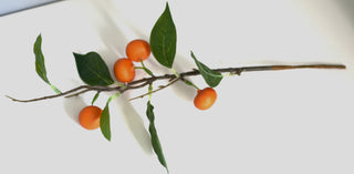 Artificial fruits branches: apples,oranges,lemons