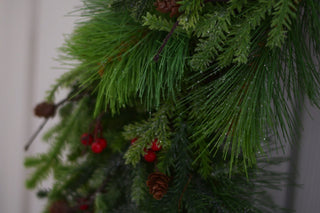 Evergreen Charm Jute Wreath