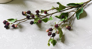 Extra long faux blackberry stems