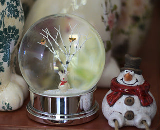 Winter Reindeer Snow Globe
