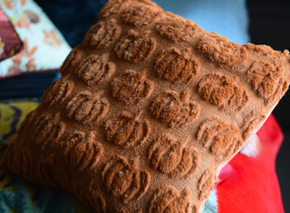 Tufted Pumpkin Cushion