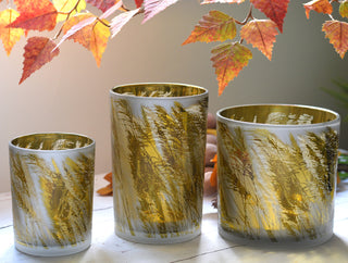 Golden Countryside Glow Candle Holder