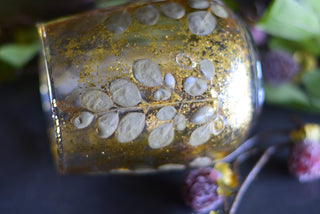 Leaf Glass Candle Holder