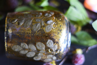 Leaf Glass Candle Holder