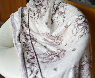 Rustic Reindeer Throw