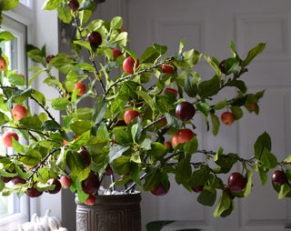 Extra Tall Faux Apple Branch with Realistic Fruit – 115 cm