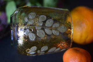 Leaf Glass Candle Holder