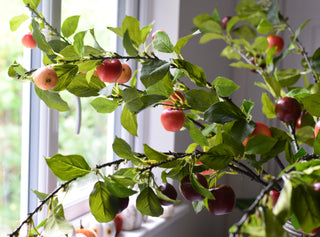 Extra Tall Faux Apple Branch with Realistic Fruit – 115 cm