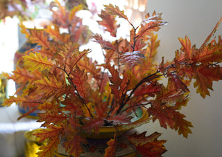 Faux Oak Leaf Sprays