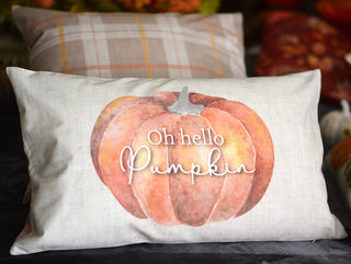 Oh Hello Pumpkin Decorative Cushions
