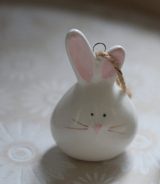 Easter Cheer Ceramic Bunny
