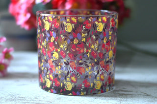 Painter’s Meadow Glass Candle Holders