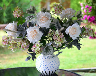 Large dotted vase
