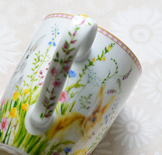 Easter Meadow Bunny Mug – 350 ml