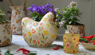 The Wildflower Folk-Art Hen