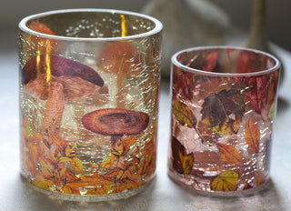After the Rain – Woodland Glass Tealight Holders
