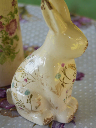 Vintage-Style White Rabbits