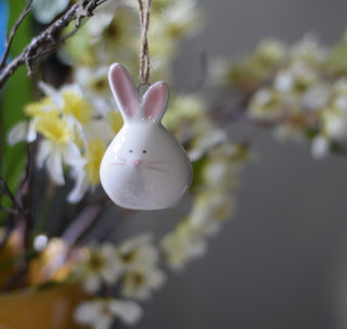 Easter Cheer Ceramic Bunny