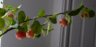 Extra Tall Faux Apple Branch with Realistic Fruit – 115 cm