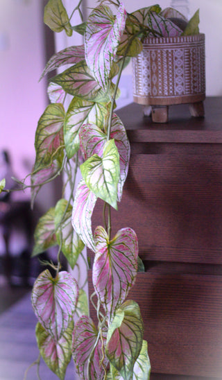 Lifelike Faux Caladium Stem