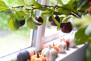 Extra Tall Faux Apple Branch with Realistic Fruit – 115 cm