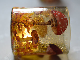 After the Rain – Woodland Glass Tealight Holders