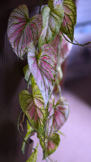 Lifelike Faux Caladium Stem