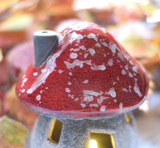 Ceramic Light-Up Toadstool