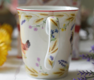 Countryside Rooster Porcelain Mug – 275ml Gift Boxed