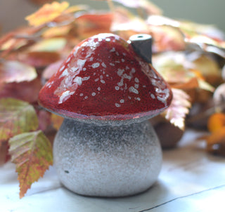 Ceramic Light-Up Toadstool