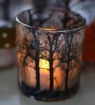 Blackened Branches Candle Holders