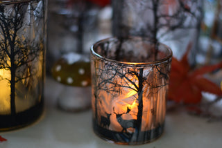 Blackened Branches Candle Holders