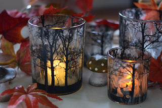 Blackened Branches Candle Holders