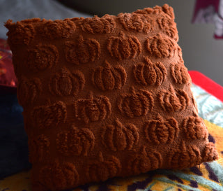 Tufted Pumpkin Cushion