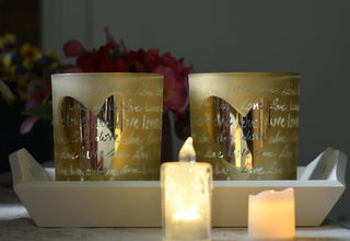 Love Letter Glow Candle Holder