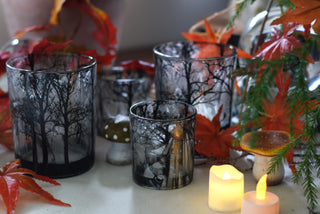 Blackened Branches Candle Holders