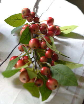 Abundant Faux Apple Branch