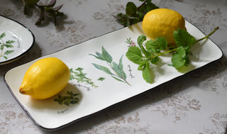 Botanical Porcelain Serving Tray