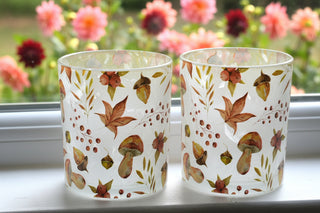 Autumn Cottage Candle Holder