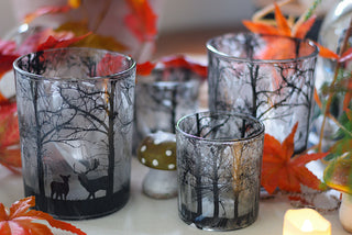 Blackened Branches Candle Holders